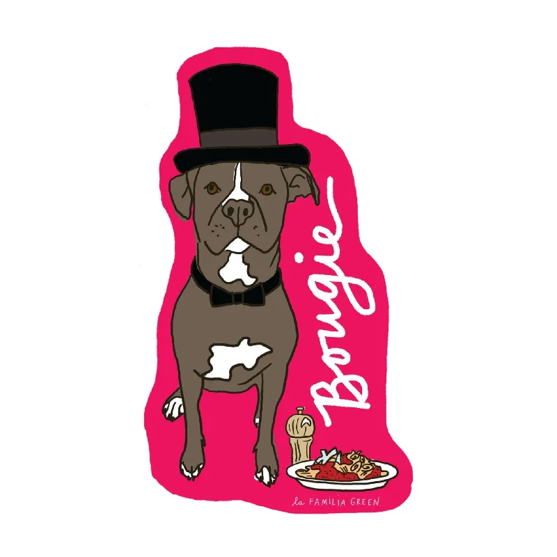 - Dog disposable foam shower gel Bougie Sticker