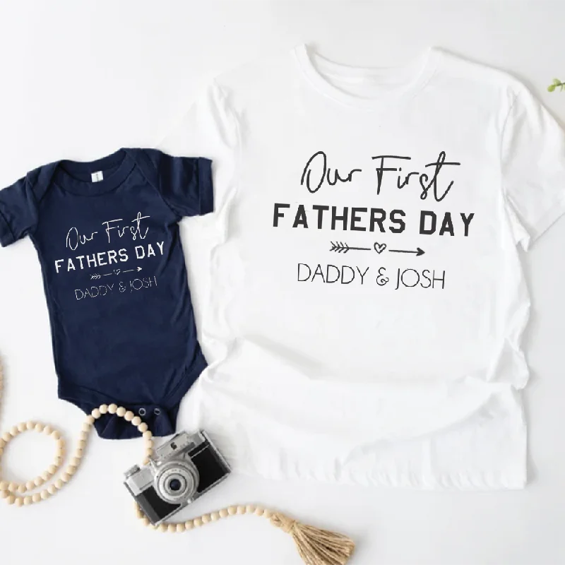 - Chinchilla cooling ice nest ceramic plate Our First Father's Day Matching T-Shirt/Bodysuit - White/ Navy - Chinchilla cooling ice nest ceramic plate Our First Father's Day Matching T-Shirt/Bodysuit - White/ Navy