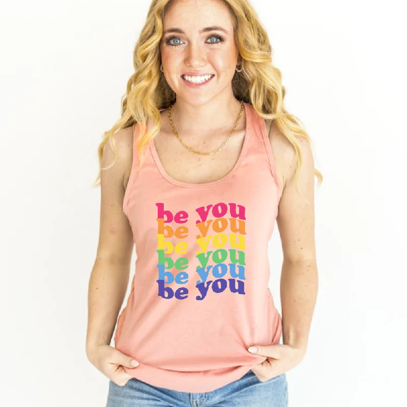 - Dog anti-slip mat Pride Be You Slogan Racer Tank