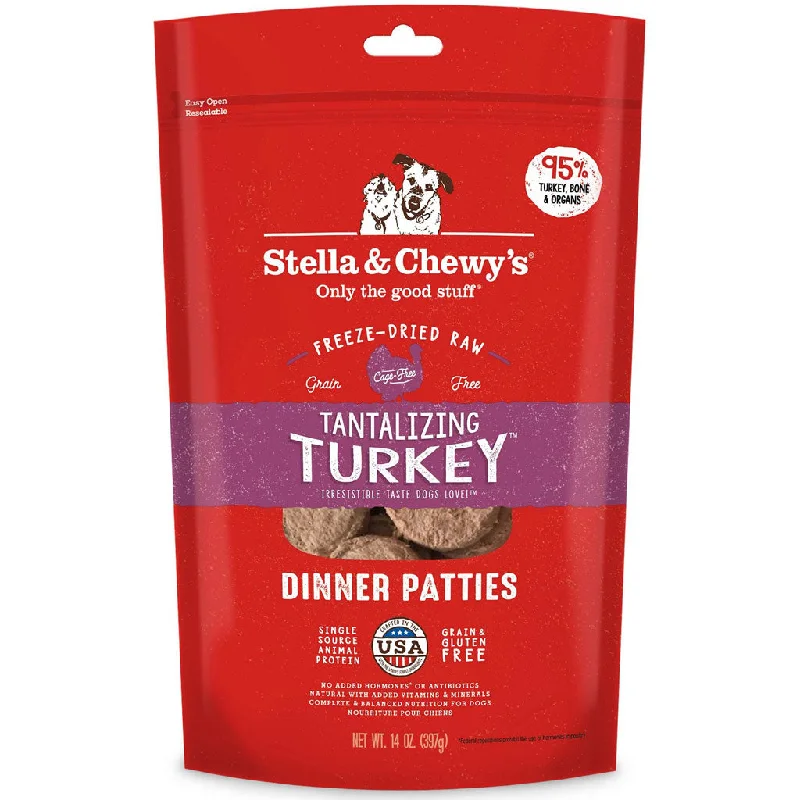 Pet Products Stella & Chewy's Dog Freeze Dried Tantalizing Turkey Dinner