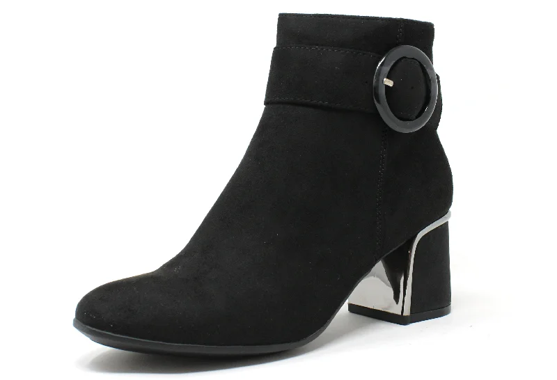  Faux Suede Ankle Boot