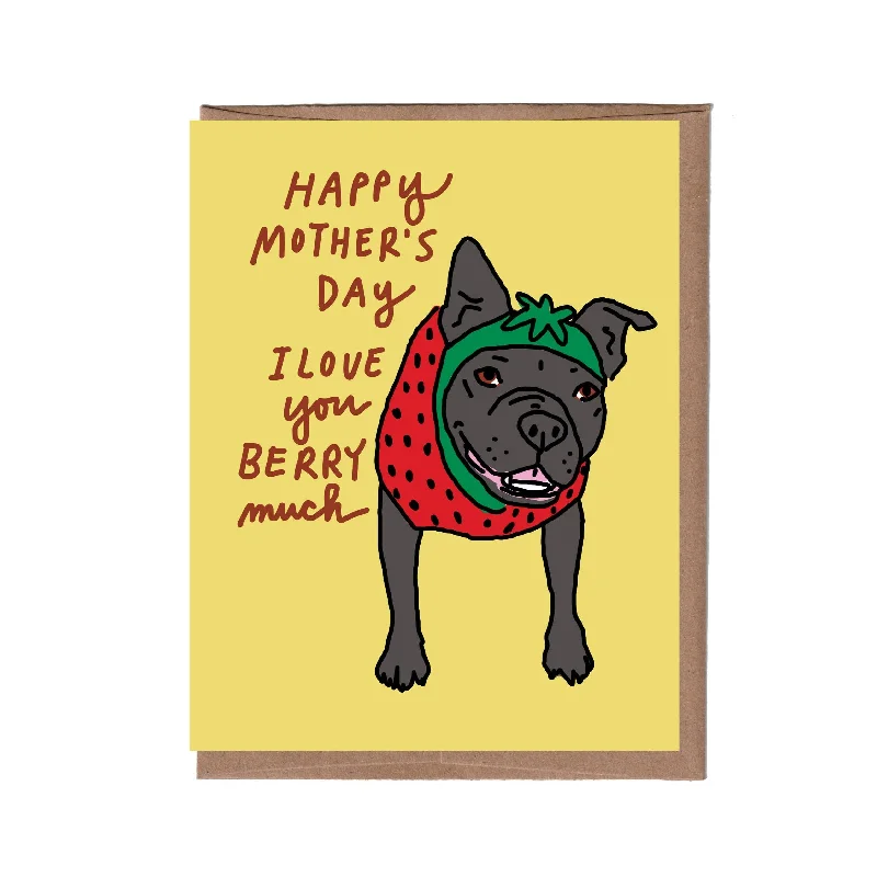 - Pet water dispenser UV sterilization version Scratch & Sniff Strawberry Dog Mother's Day Card