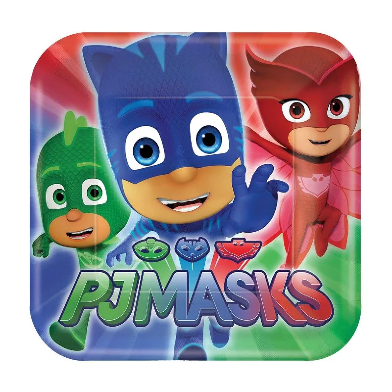 - Dog anti-slip mat PJ Masks Dessert Plates 7 inches, 8 per package