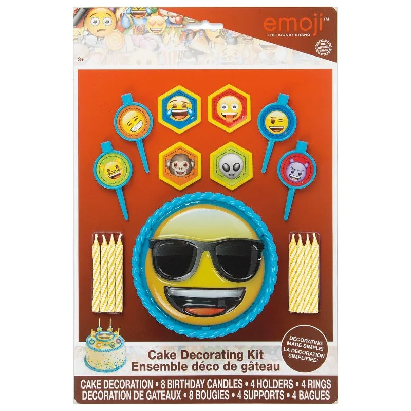 - Car dog seat belt Emoji cake decorating kit