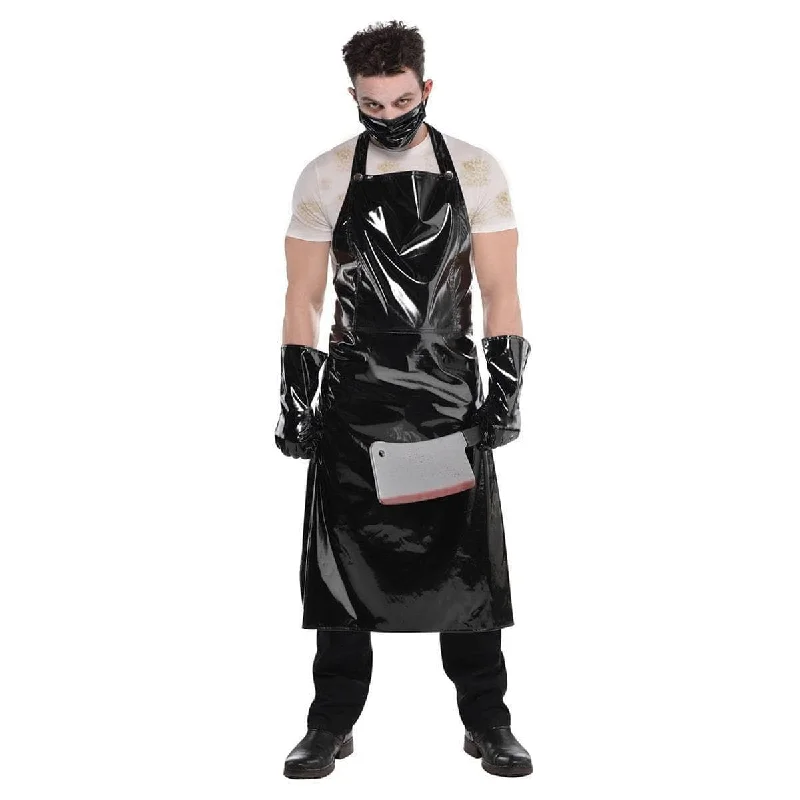  -Anti-slip claw protection raincoat FOR dogs Butcher costume kit for men