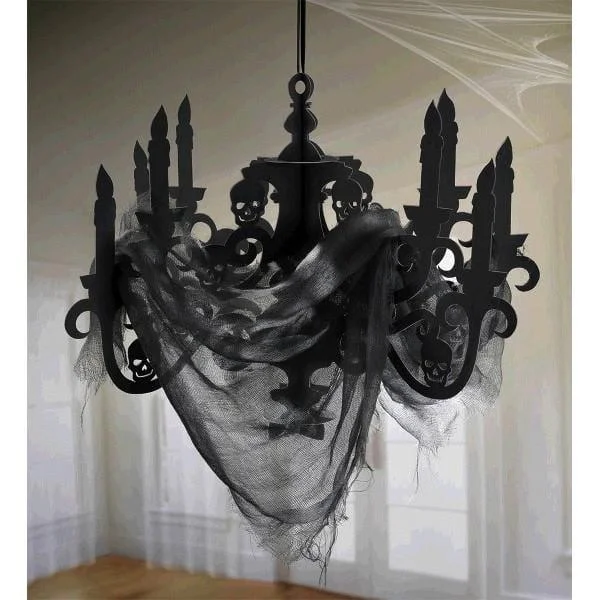 - Chinchilla cooling ice nest ceramic plate Haunted mansion chandelier