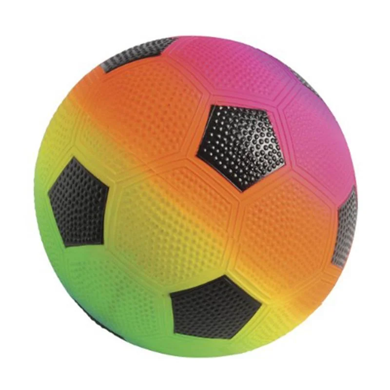  -Splash-proof food bowl AND Anti-choking slow food bowl Rainbow soccer ball, 6 inches