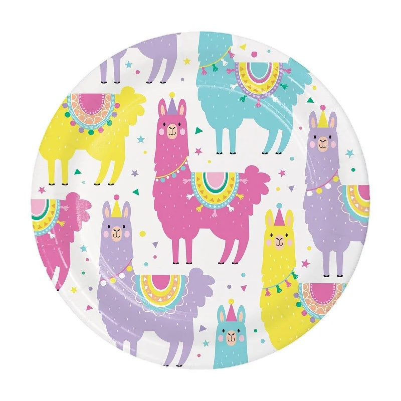 - Hamster silent running wheel to prevent chewing Llama Party Dessert Plates 7 inches, 8 per package