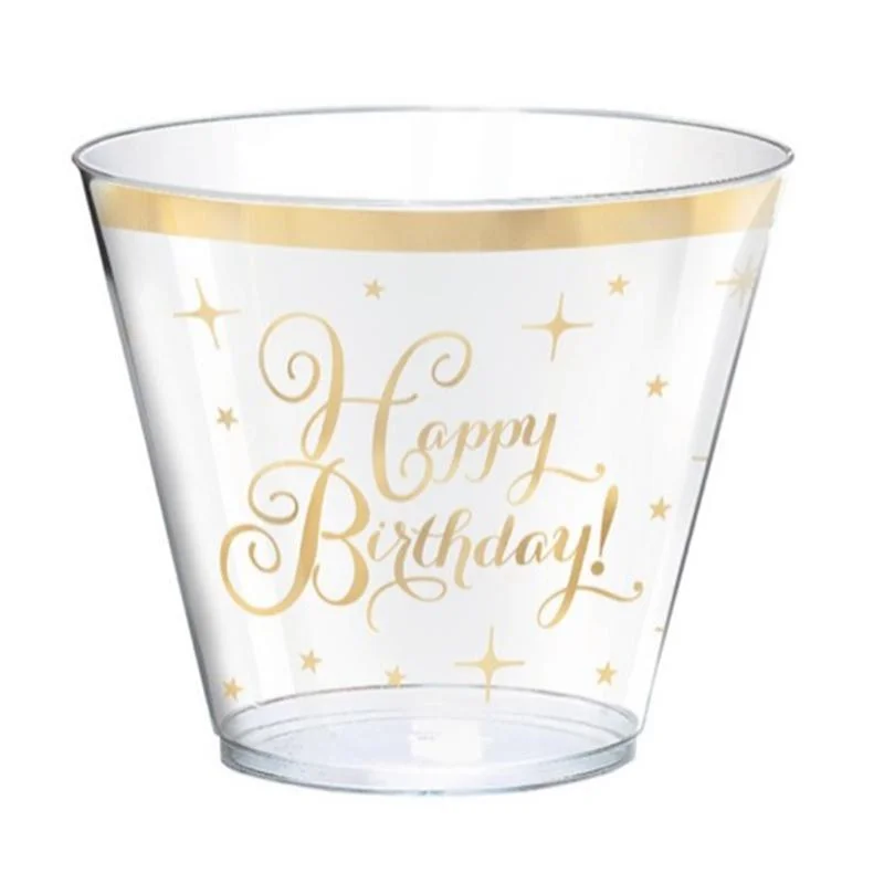 - Smart cat litter box with automatic cleaning Gold Birthday - Tumblers 30/pkg