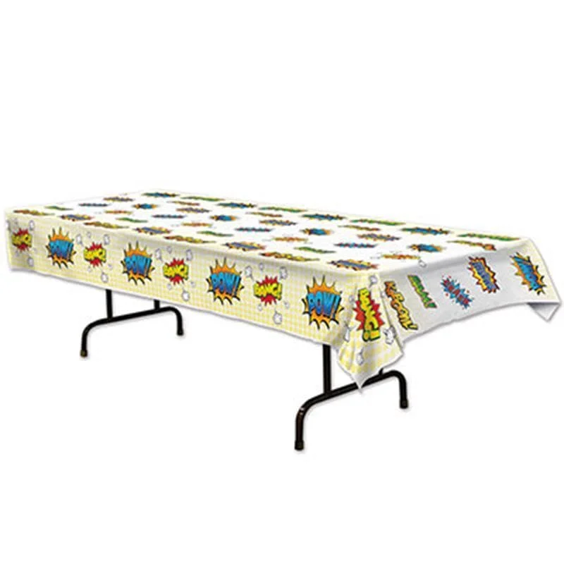 - Cat hair ball removal and hair removal cream Superhero tablecover