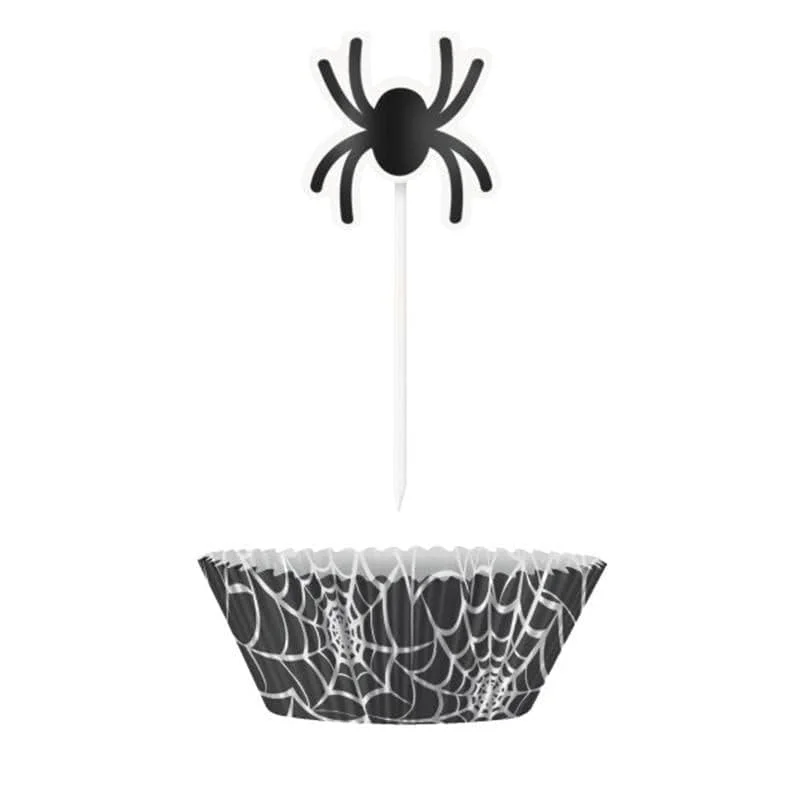 - Pet vitamin complex nutrition tablets Black spider cupcake kit, 24 per package