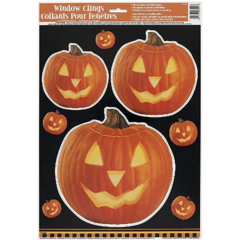 - Winter warm clothes for short-haired dogs Pumpkin window decorations