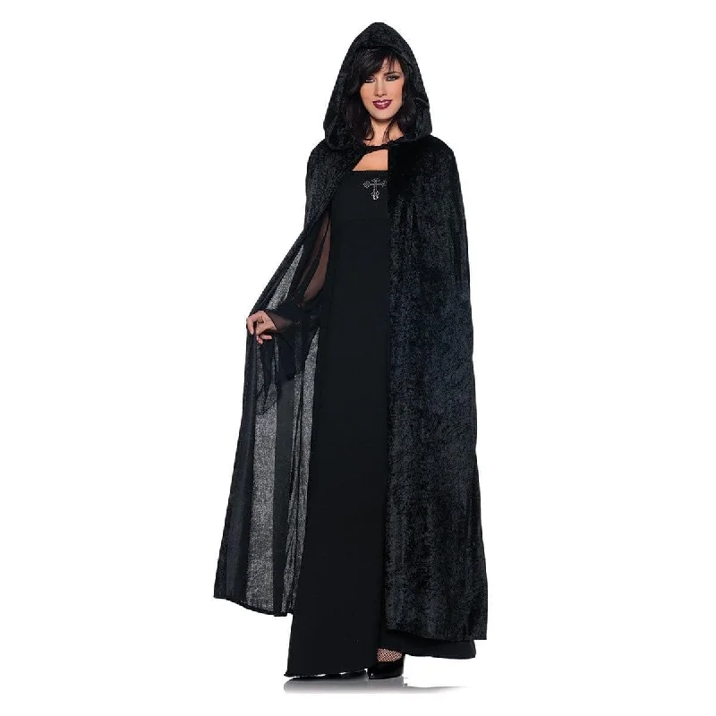  -Non-contact cat thermometer Black hooded cloak for adults