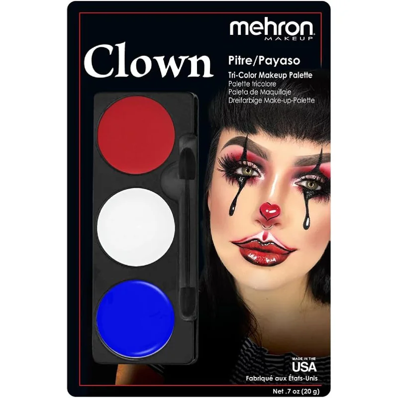 - Teething and chewing toys for puppies Mehron Clown Tri-Color makeup palette