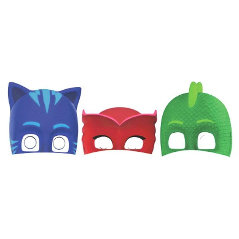 - Teething and chewing toys for puppies PJ Masks paper masks, 8 per package