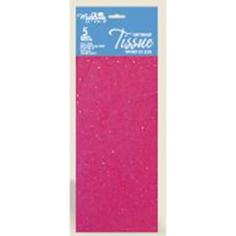 - Automatic induction pet water dispenser Premium Tissue Paper - Pink With Sequins, 5 Count