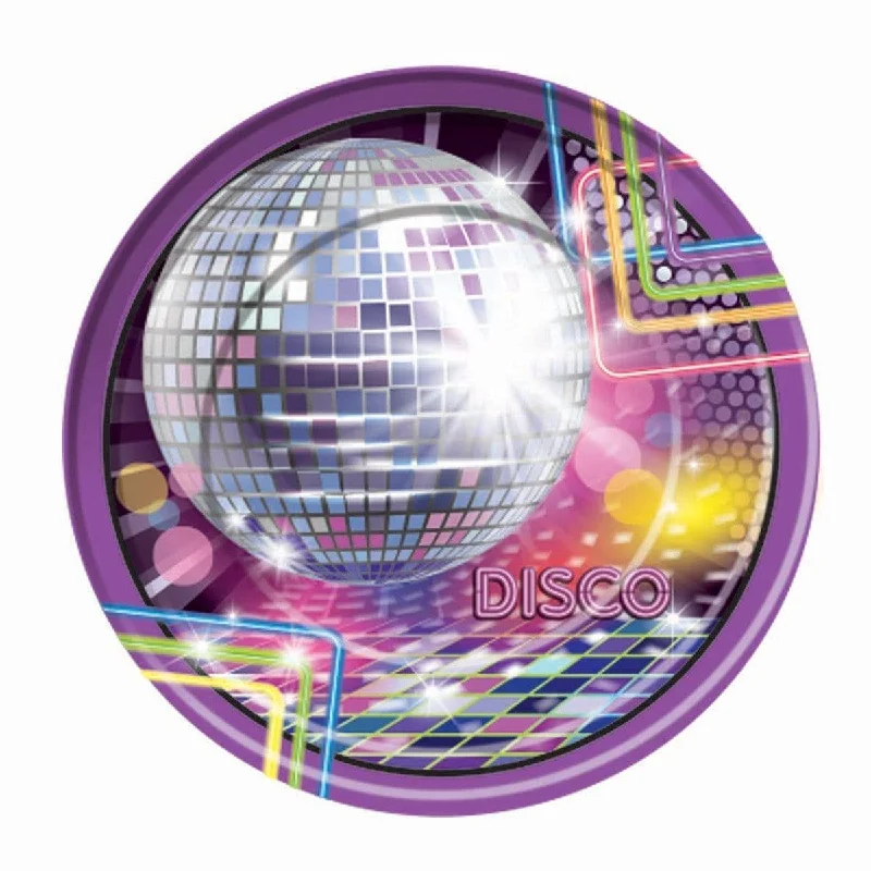 - Chinchilla cooling ice nest ceramic plate Disco Fever Paper Plates 9 Inches, 8 per Package - Chinchilla cooling ice nest ceramic plate Disco Fever Paper Plates 9 Inches, 8 per Package