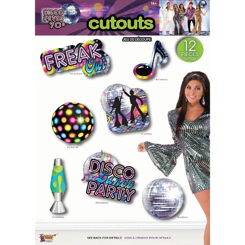 - Pet smart GPS locator Disco Fever Cutouts, 12 per Package