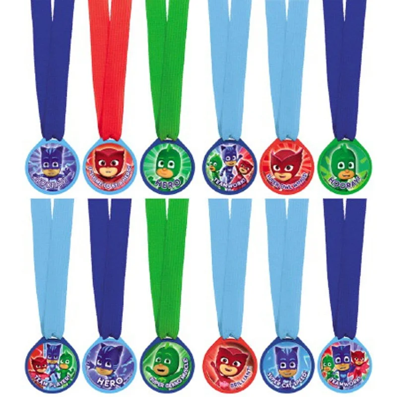 - Pet vitamin complex nutrition tablets PJ Masks mini award medals, 12 per package