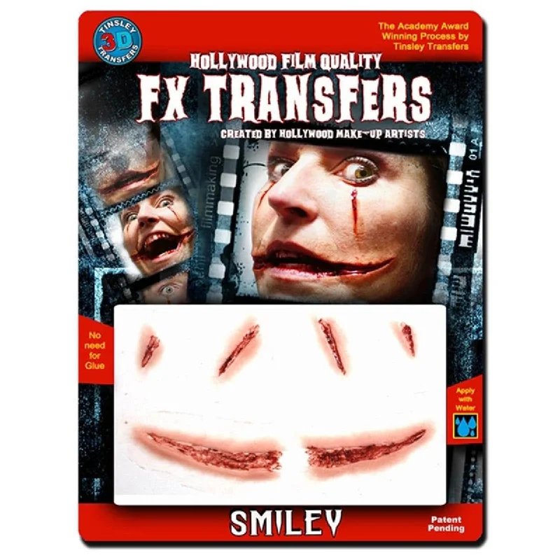 - Car dog seat belt 3D FX Transfers Smiley Latex Free Prosthetic, 1 Count