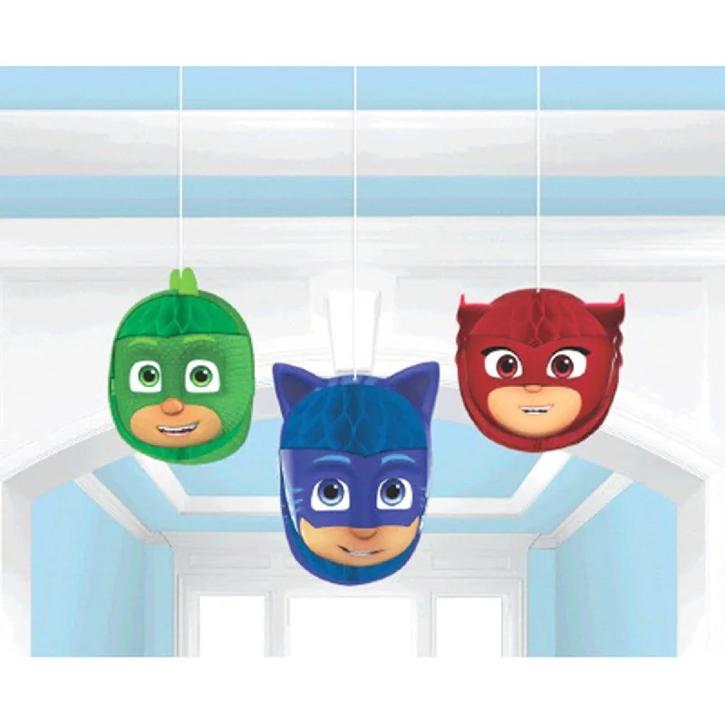 - Climbing pet constant temperature heating pad PJ Masks honeycomb decorations, 3 per package