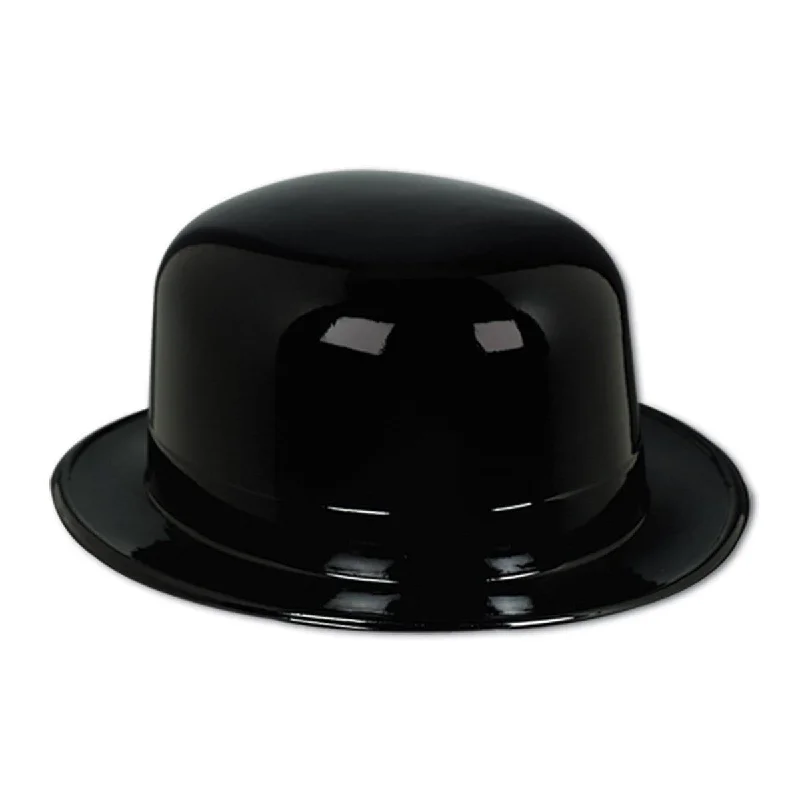 - Pet fence foldable indoor Black plastic derby hat for adults