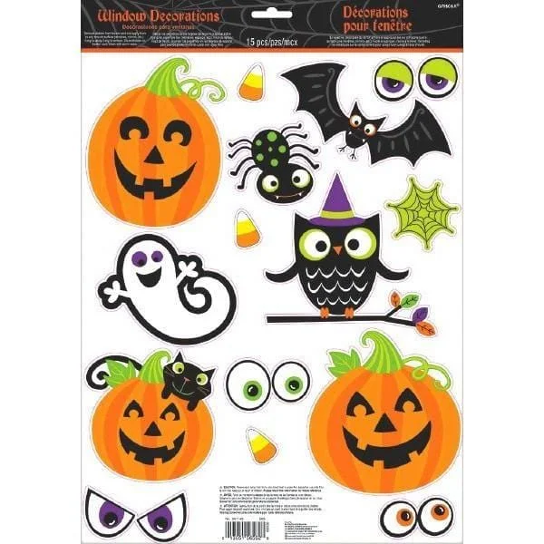 - Automatic induction pet water dispenser Halloween window decorations