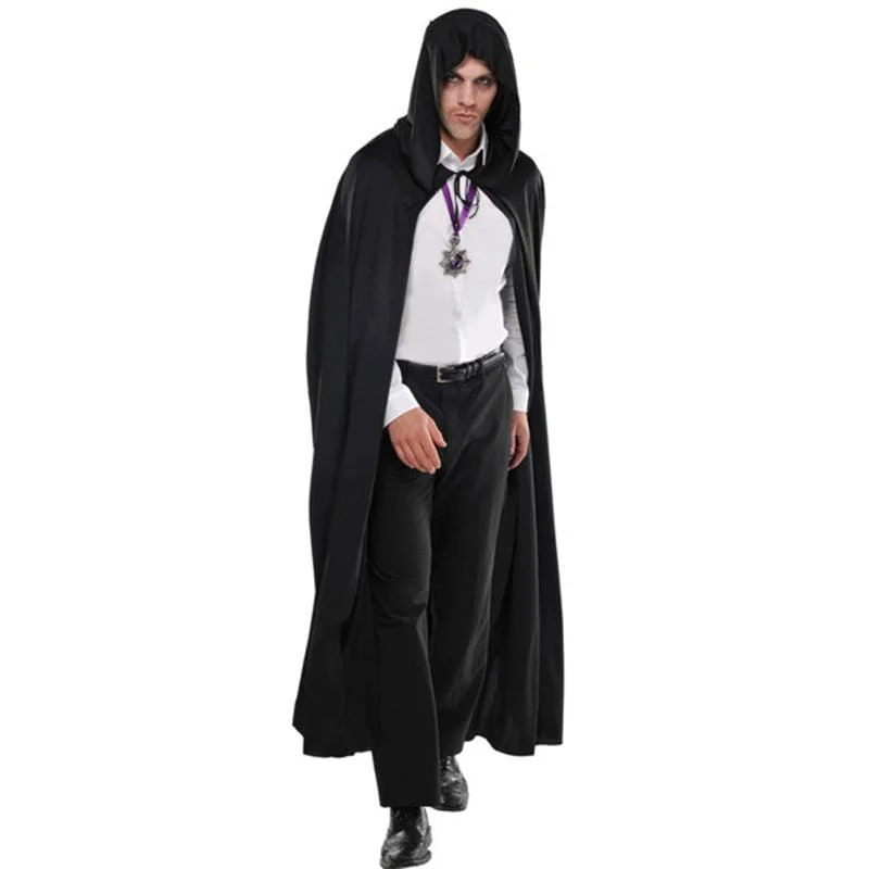 - Deodorizing cat litter tofu litter Hooded black cape for adults