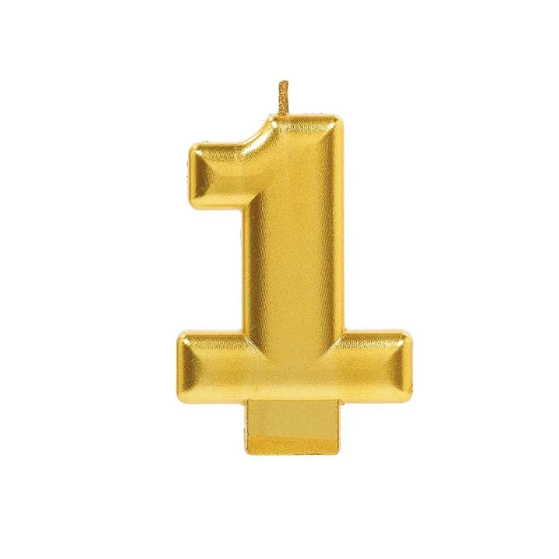 - Pet water dispenser UV sterilization version Metallic Numeral Candle #1 - Gold