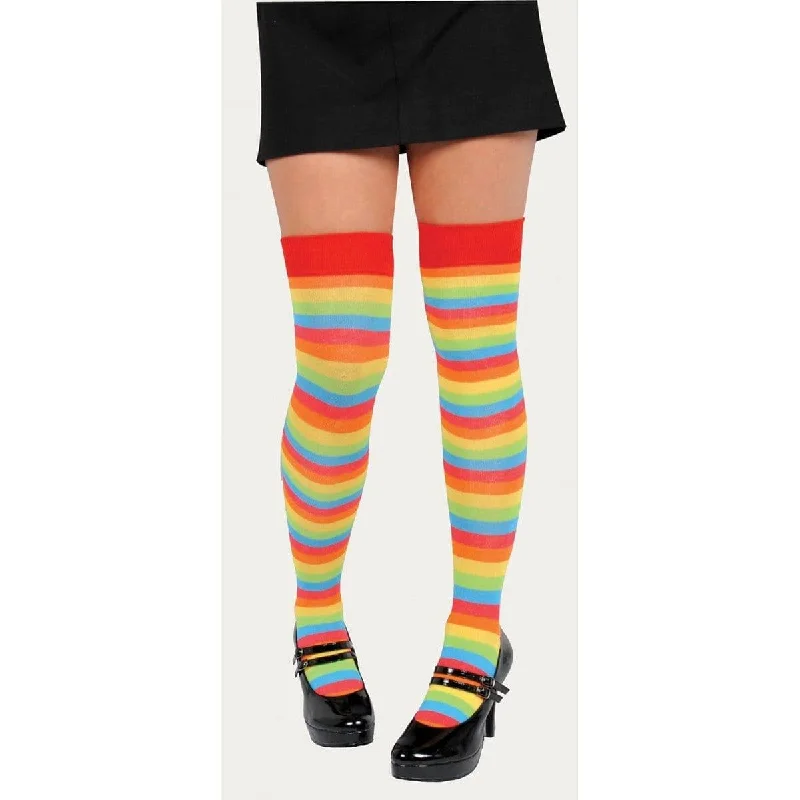  -Anti-slip claw protection raincoat FOR dogs Rainbow knee socks for women