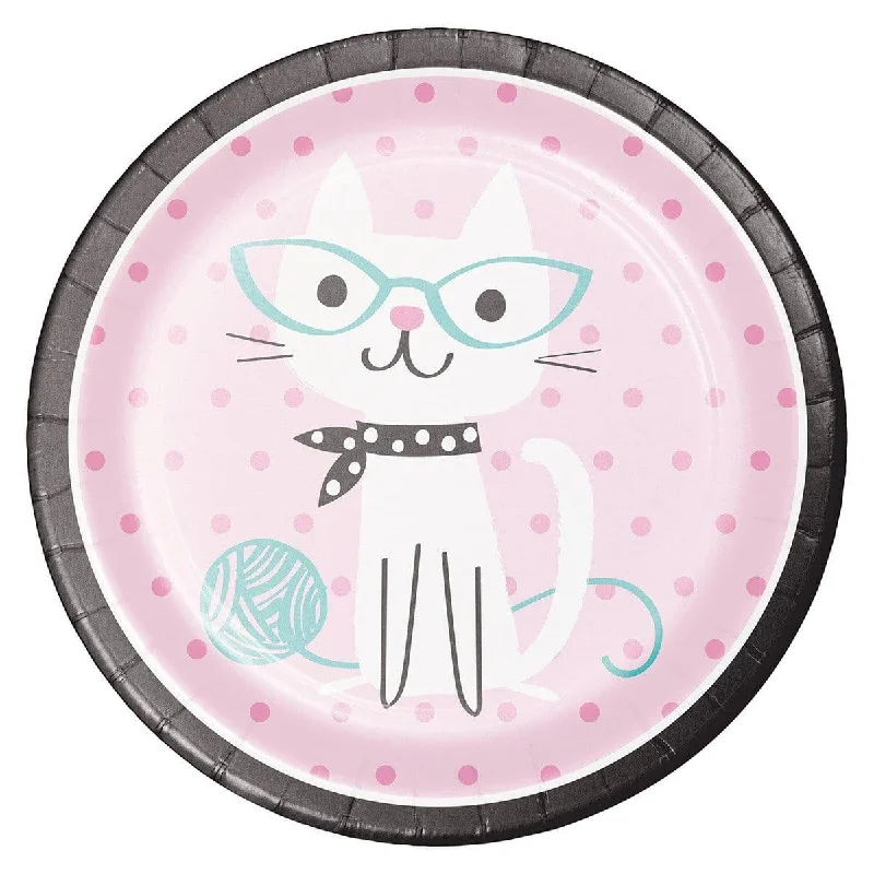 -Anti-slip claw protection raincoat FOR dogs Purr-fect Party Dinner Plates 9 inches, 8 per package -Anti-slip claw protection raincoat FOR dogs Purr-fect Party Dinner Plates 9 inches, 8 per package