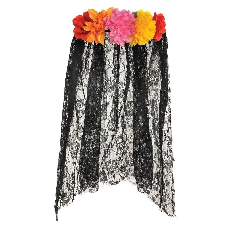 - Pregnant cat delivery room warming box Day of the dead veil