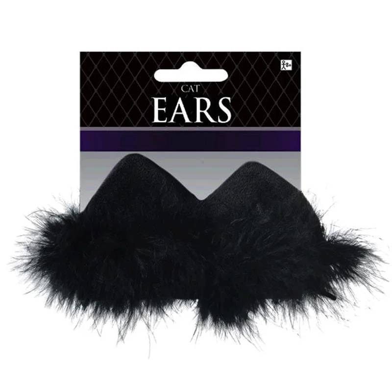  -Non-contact cat thermometer Black cat ear clips
