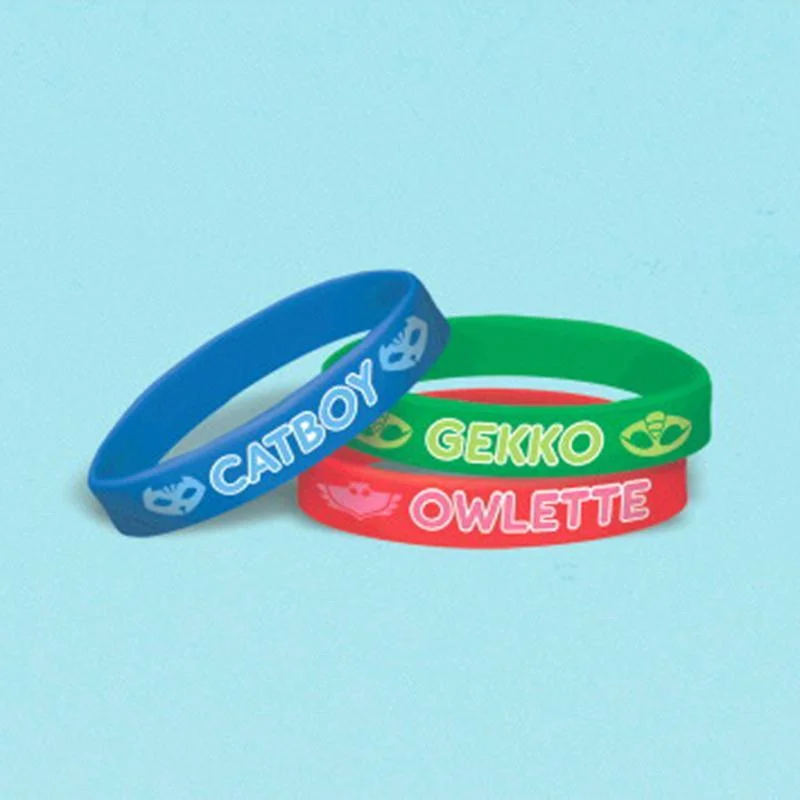 -Anti-slip claw protection raincoat FOR dogs PJ Masks rubber bracelets, 6 per package -Anti-slip claw protection raincoat FOR dogs PJ Masks rubber bracelets, 6 per package