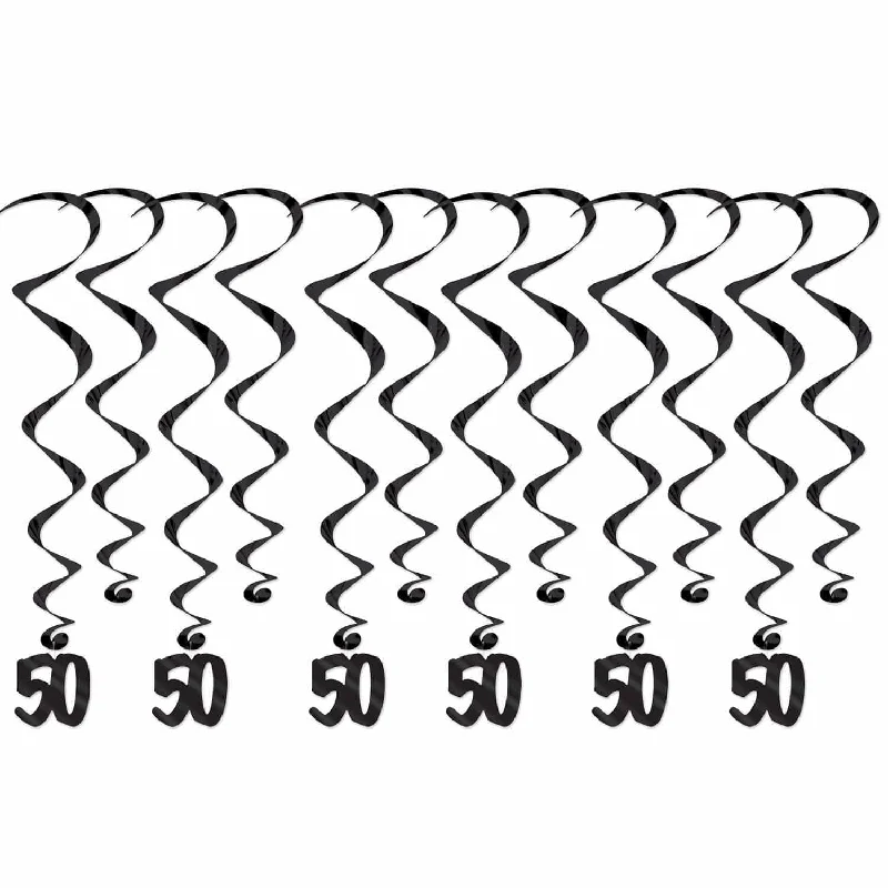 - Pet smart GPS locator Hanging Swirl Decorations - 50th Birthday 6/pkg.