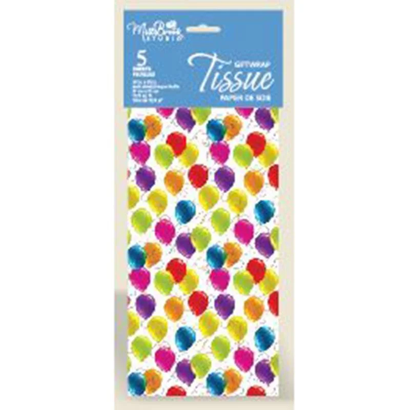 - Teething and chewing toys for puppies Premium Printed Tissue Paper - Balloons, 5 Count