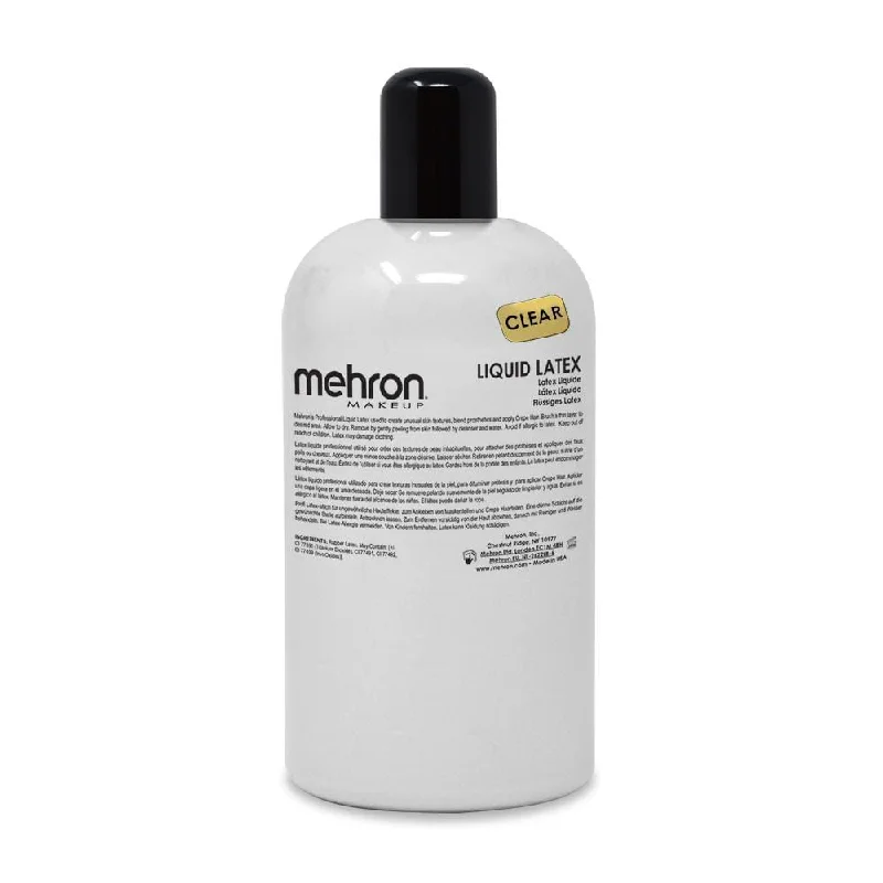  Mehron Bottle of clear liquid latex, 16 ounces