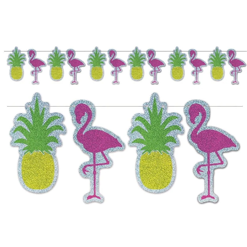 Pet Products Flamingo & Pineapple Banner