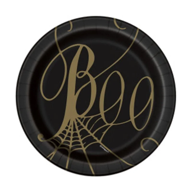 - Cat anti-jump window safety net Black & Gold Spider Web paper plates 7 inches, 8 per package - Cat anti-jump window safety net Black & Gold Spider Web paper plates 7 inches, 8 per package