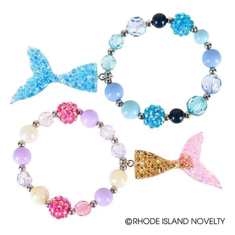 - Car dog seat belt Mermaid Charm Bracelet, Assortment, 1 Count