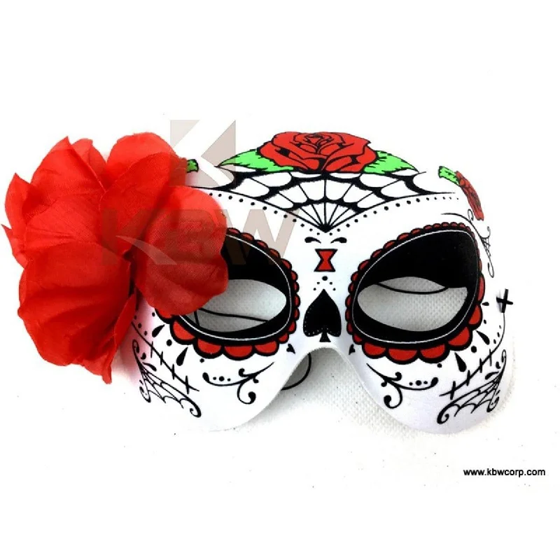 - Teething and chewing toys for puppies Day of the dead mask with flower