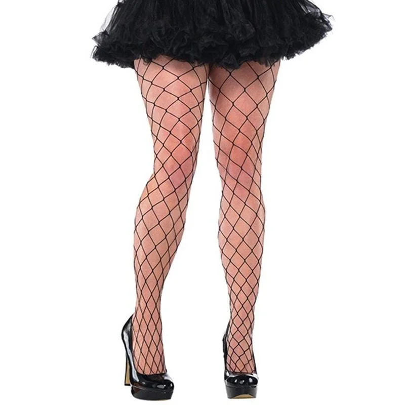  -Anti-scratch scratching board AND cat bed in one Black big diamond net stocking for plus size women