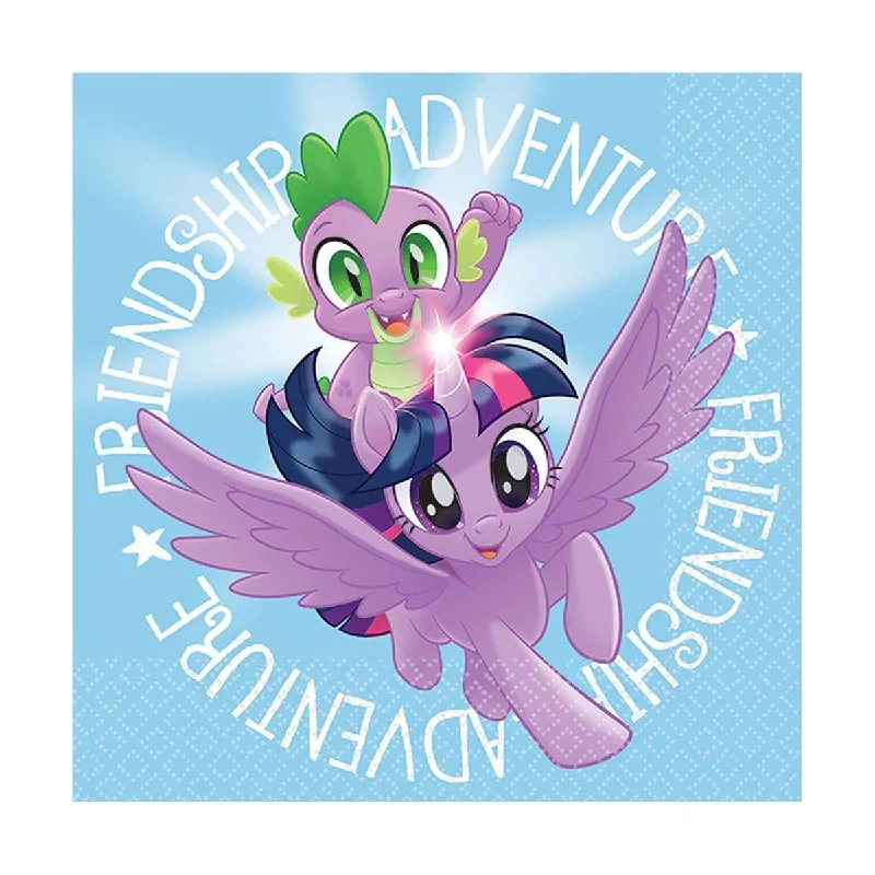  My Little Pony beverage napkins, 16 per package