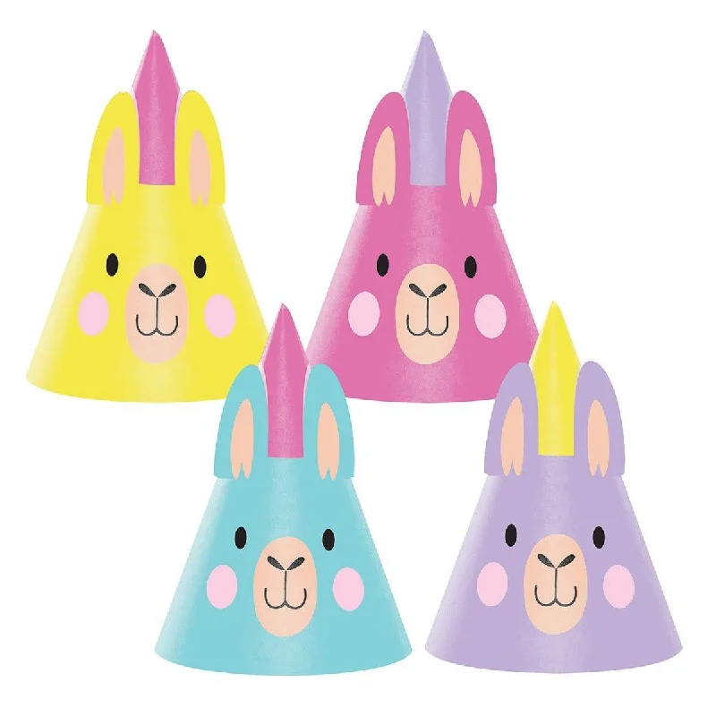 - Postoperative pet anti-licking Elizabethan collar Llama Party party hats, 8 per package