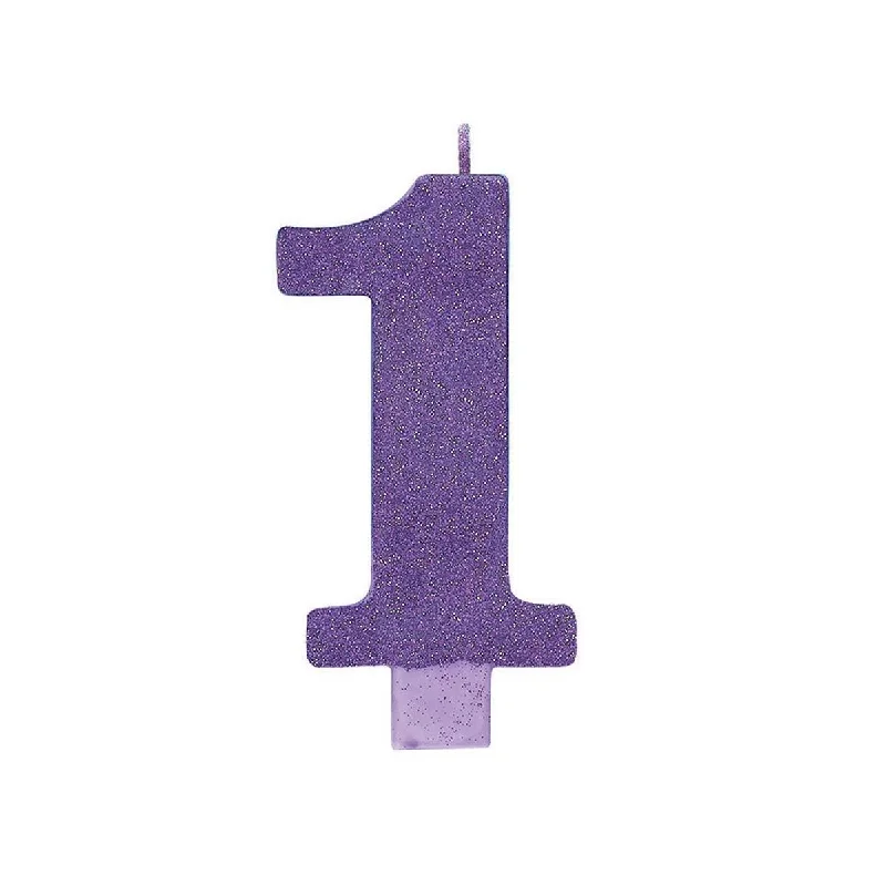 - Climbing pet constant temperature heating pad Large Num Glitter Candle #1 - Purple - Climbing pet constant temperature heating pad Large Num Glitter Candle #1 - Purple