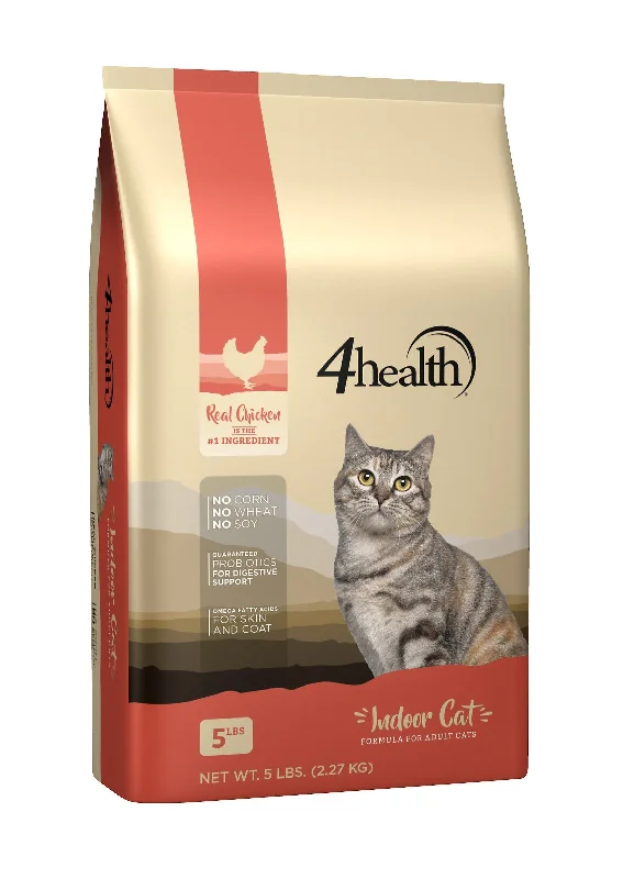    - Senior cat food  4health with Wholesome Grains Indoor Dry Cat Food Formula