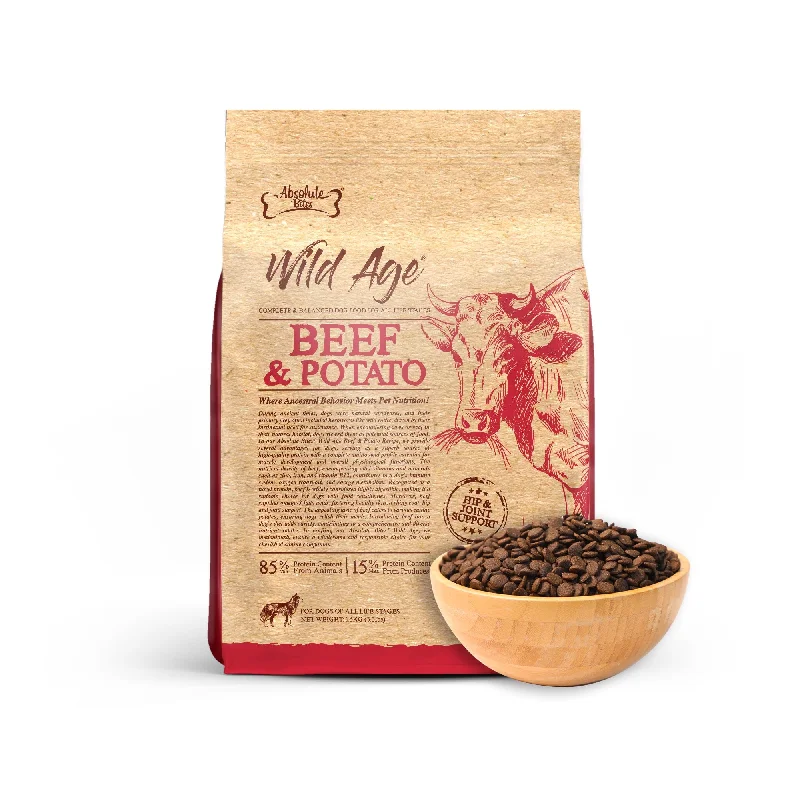 - Dog food for pregnancy and lactationAbsolute Bites Wild Age Dry Dog Food - Beef & Potato (3.3lbs) - Dog food for pregnancy and lactationAbsolute Bites Wild Age Dry Dog Food - Beef & Potato (3.3lbs)