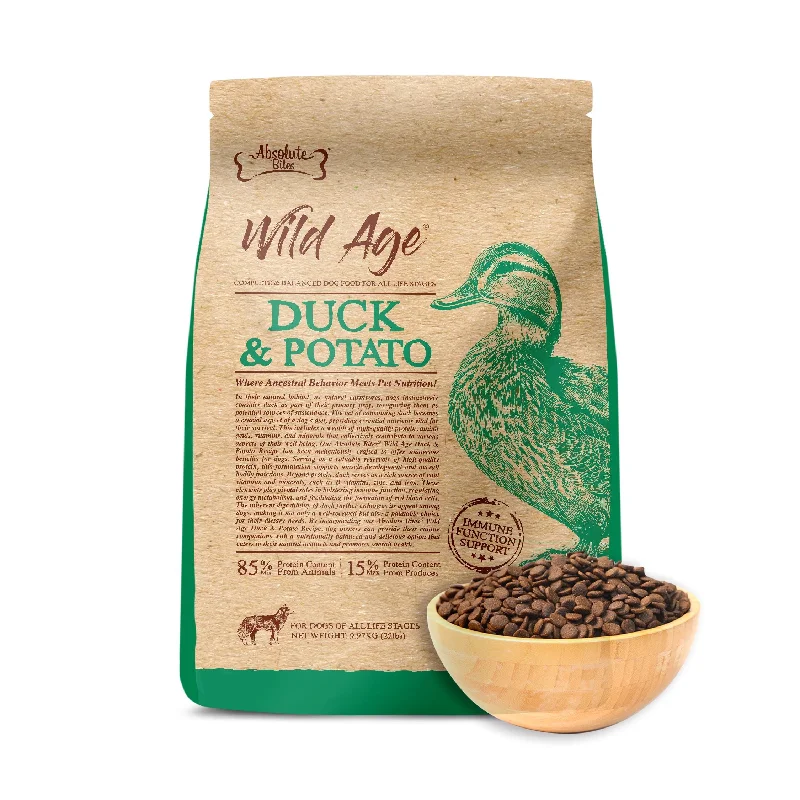 - How is Birgi dog foodAbsolute Bites Wild Age Dry Dog Food - Duck & Potato (22lbs)
