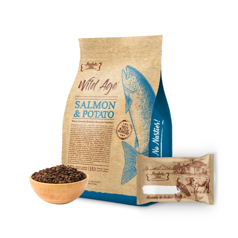 - Food for sterilized dogsAbsolute Bites Wild Age Dry Dog Food - Salmon & Potato (Sample) - Food for sterilized dogsAbsolute Bites Wild Age Dry Dog Food - Salmon & Potato (Sample)