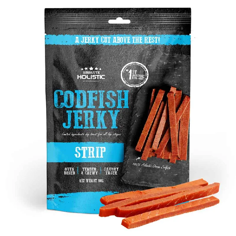 - Food for sterilized dogs20% OFF: Absolute Holistic Codfish Loin Strip Grain Free Dog Treats 100g - Food for sterilized dogs20% OFF: Absolute Holistic Codfish Loin Strip Grain Free Dog Treats 100g